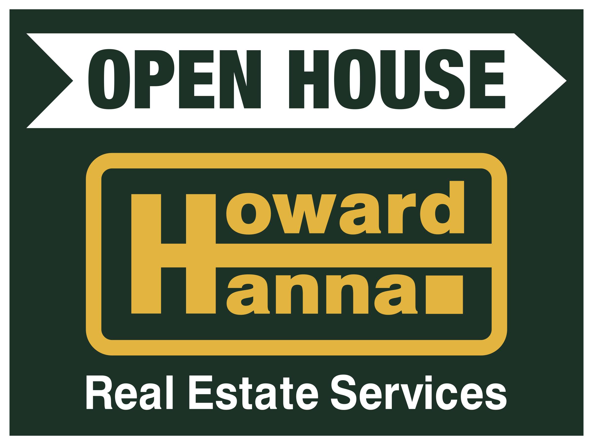 Custom Howard Hanna Real Estate Signage by Bokland Custom Visuals